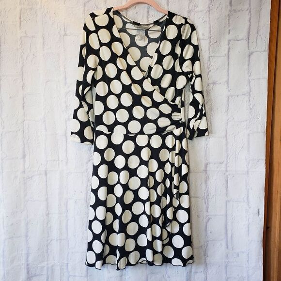 SPEECHLESS Jersey-knit Polka-dot Dress - Picture 1 of 8
